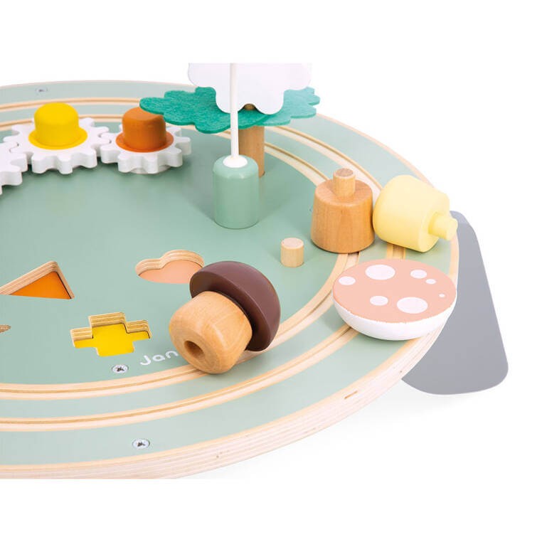 Wielofunkcyjny stolik edukacyjny drewniany z regulacją wysokości Ogród Sweet Cocoon 12m+ / Janod