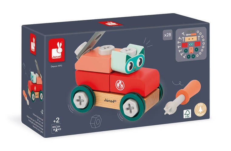 Samochód do składania Kot Brico'kids 2+ / Janod