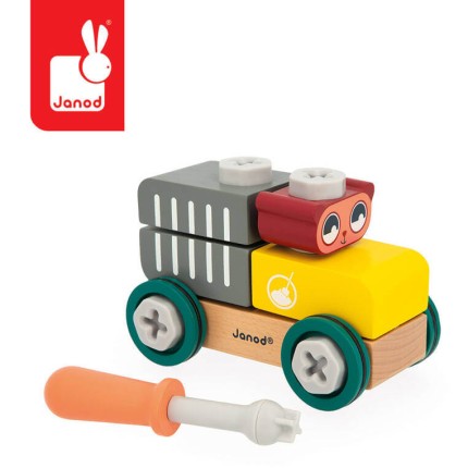 Samochód do składania Miś Brico'kids 2+ / Janod