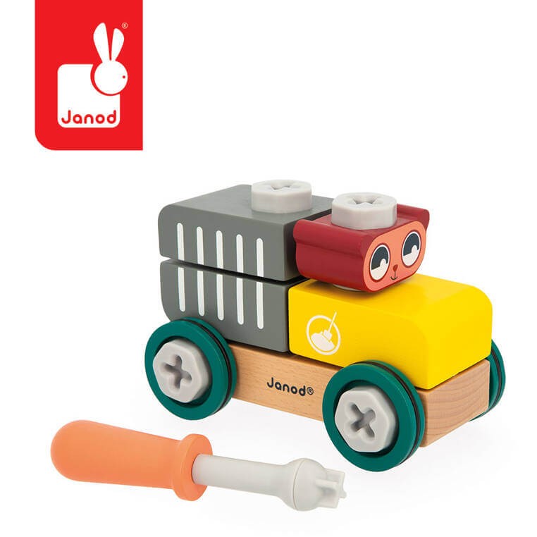 Samochód do składania Miś Brico'kids 2+ / Janod