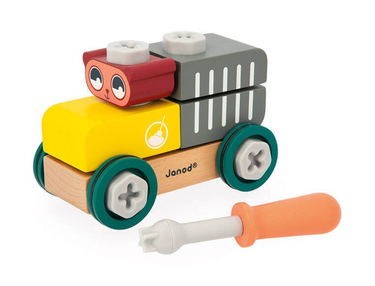 Samochód do składania Miś Brico'kids 2+ / Janod