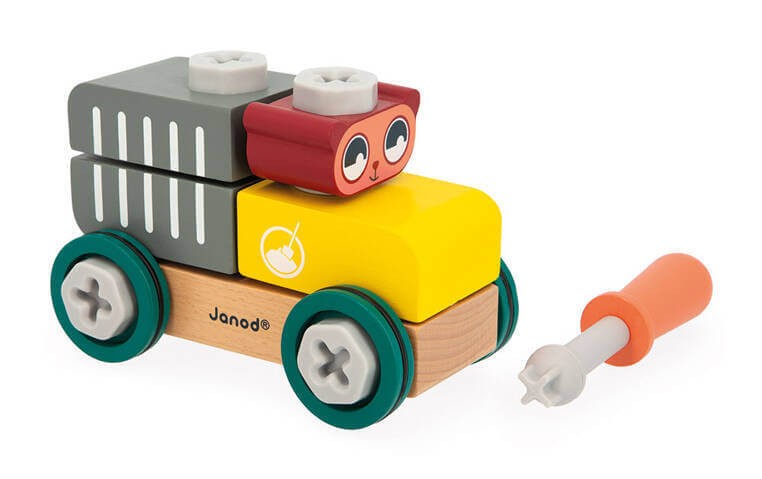 Samochód do składania Miś Brico'kids 2+ / Janod