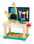 Duży stolik warsztat drewniany magnetyczny Robot Brico ‘Kids 3+ / Janod