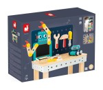 Duży stolik warsztat drewniany magnetyczny Robot Brico ‘Kids 3+ / Janod