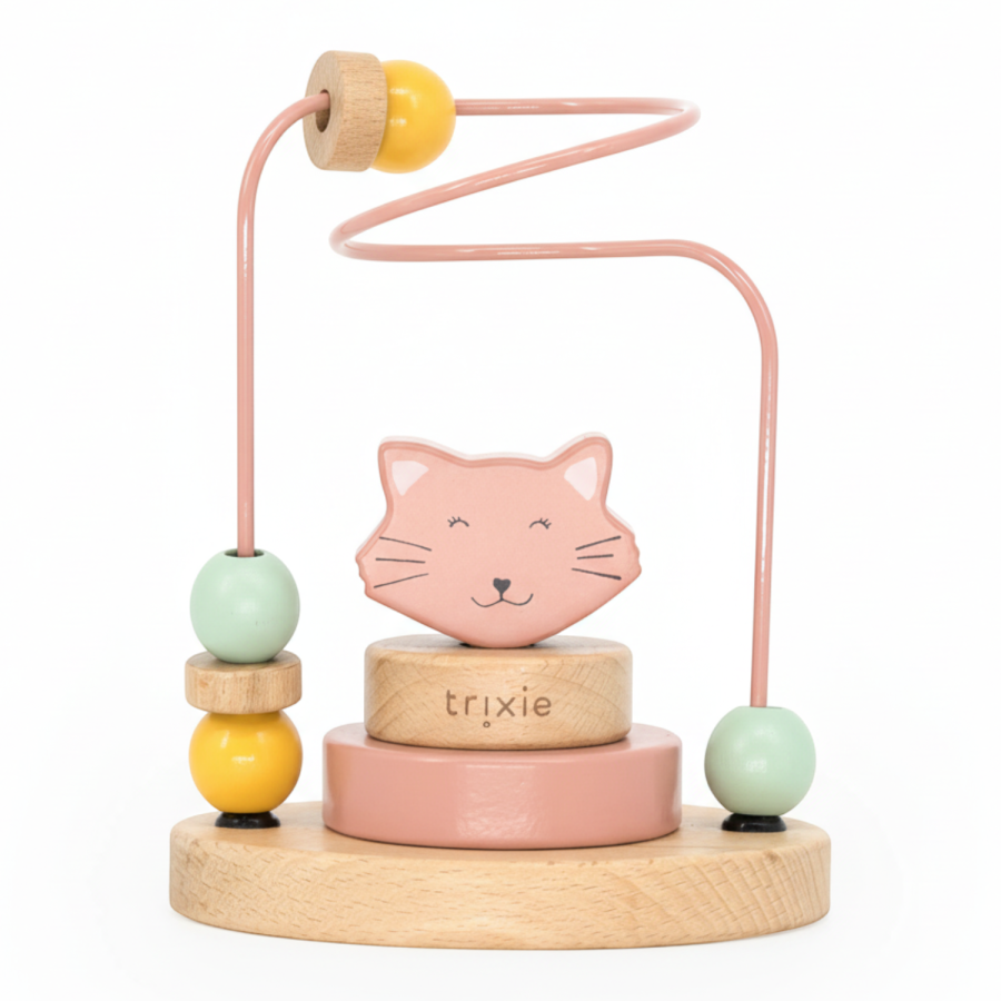 Labirynt z drewnianymi koralikami Kot / Trixie