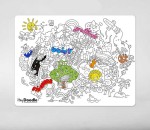 Duża Mata Silikonowa do Kolorowania A3 - Słoneczne Bazgrołki / HeyDoodle