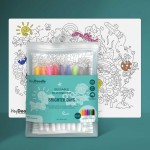 Duża Mata Silikonowa do Kolorowania A3 - Słoneczne Bazgrołki / HeyDoodle