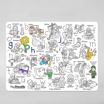 Duża Mata Silikonowa do Kolorowania A3 - Zawody / HeyDoodle