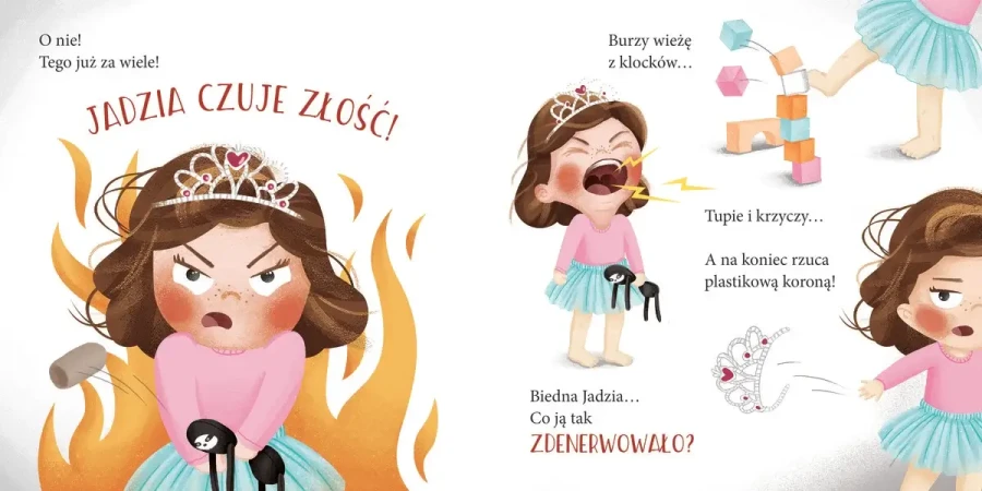 Jadzia Pętelka czuje złość / Wydawnictwo Zielona Sowa