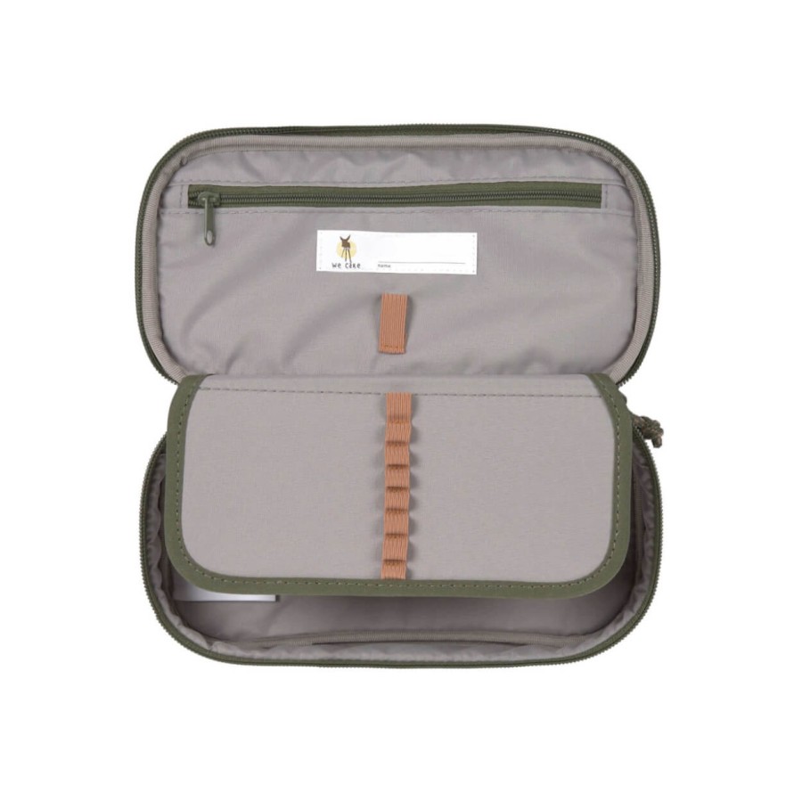 Piórnik na przybory szkolne Unique, olive / Lassig