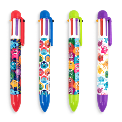 Długopis sześciokolorowy - Potworki / Ooly