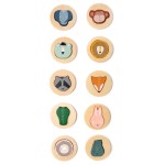 Drewniana gra w dopasowywanie ze zwierzątkami / Trixie