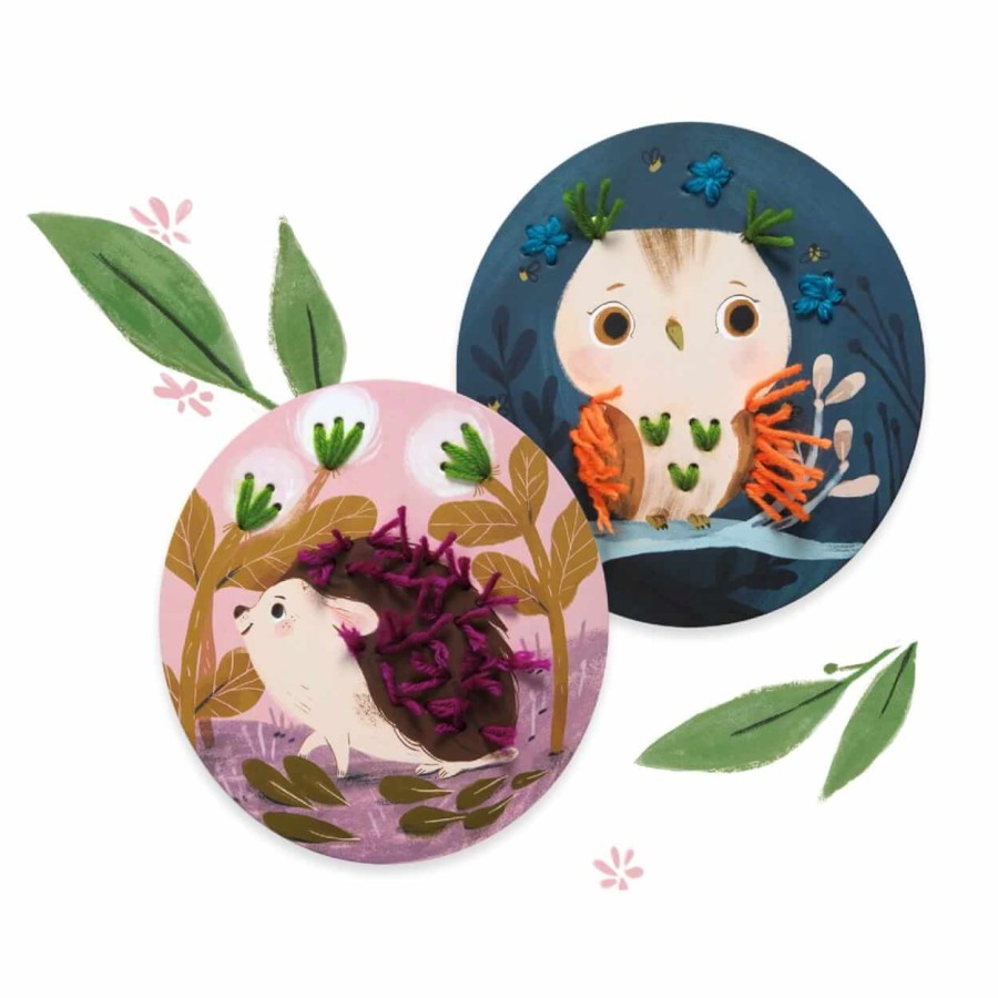 Zestaw artystyczny, haftowanie od podstaw WIEWIORKA 3+ / Djeco