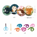 Zestaw artystyczny, haftowanie od podstaw WIEWIORKA 3+ / Djeco