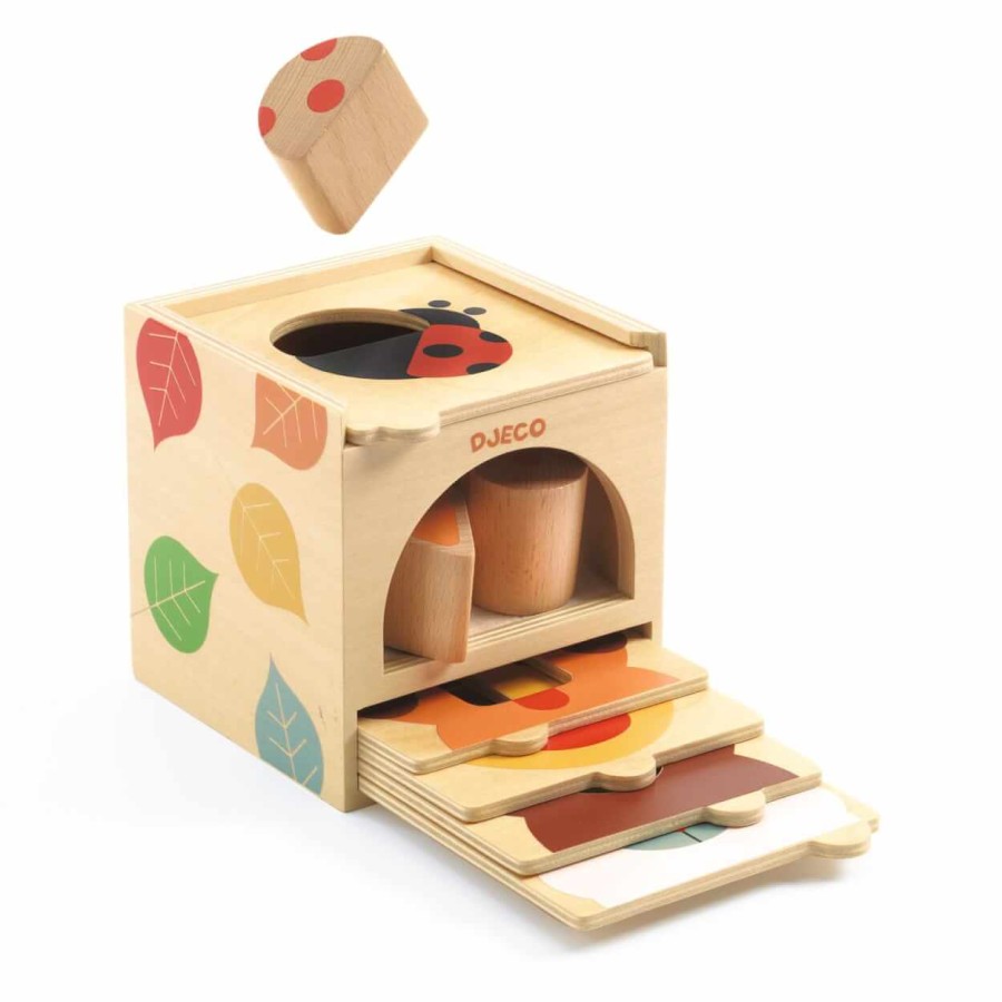 Drewniany sorter BOX BASIC / Djeco