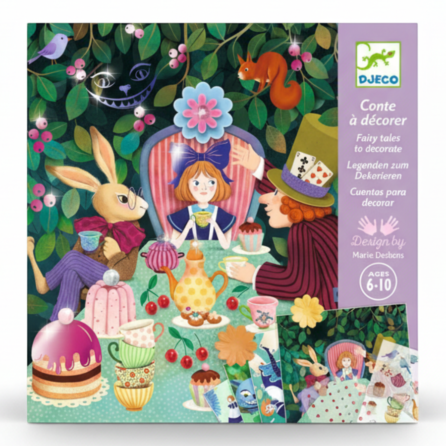 Zestaw artystyczny 4w1 KRAINA CZARÓW, 6+ / Djeco