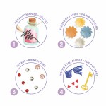 Zestaw artystyczny 4w1 KRAINA CZARÓW, 6+ / Djeco