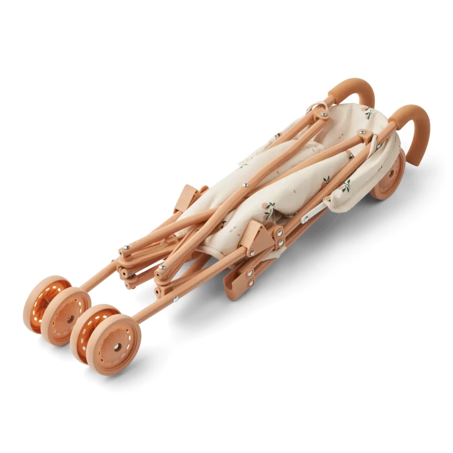 Składany wózek dla lalek Elsie - peach, sea shell / Liewood