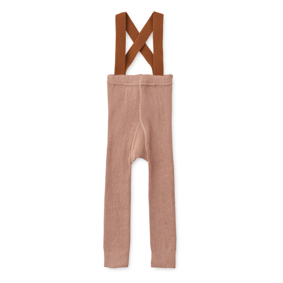 Legginsy na szelkach Cuno - tuscany rose, golden caramel / Liewood