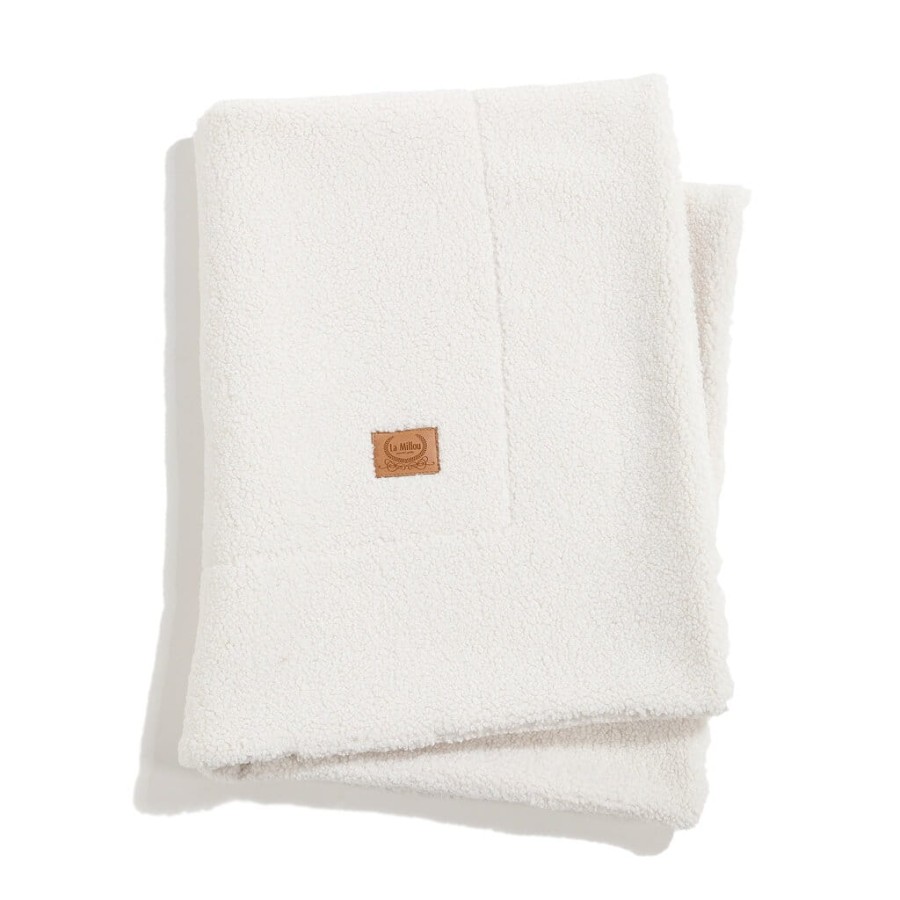 Futrzany koc - TEDDY BEAR CREAM / La Millou