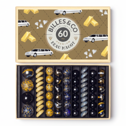 Szklane kulki ZŁOTO I DIAMENTY / Billes & Co