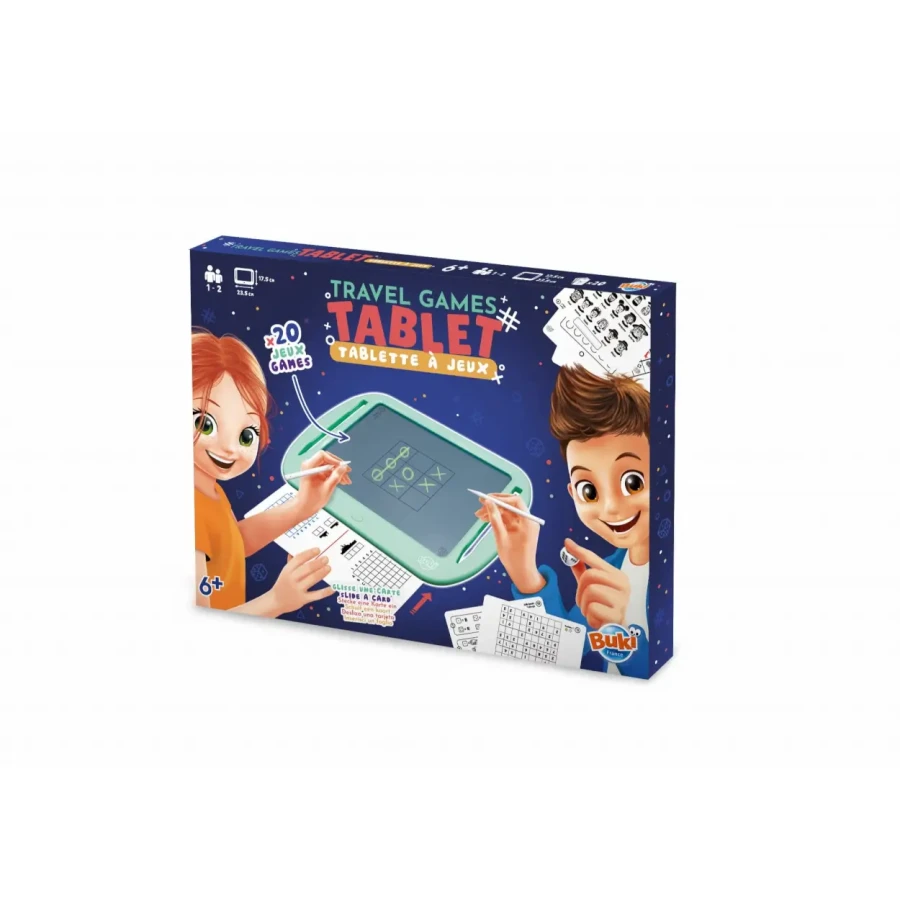 Tablet z grami podróżnymi / Buki