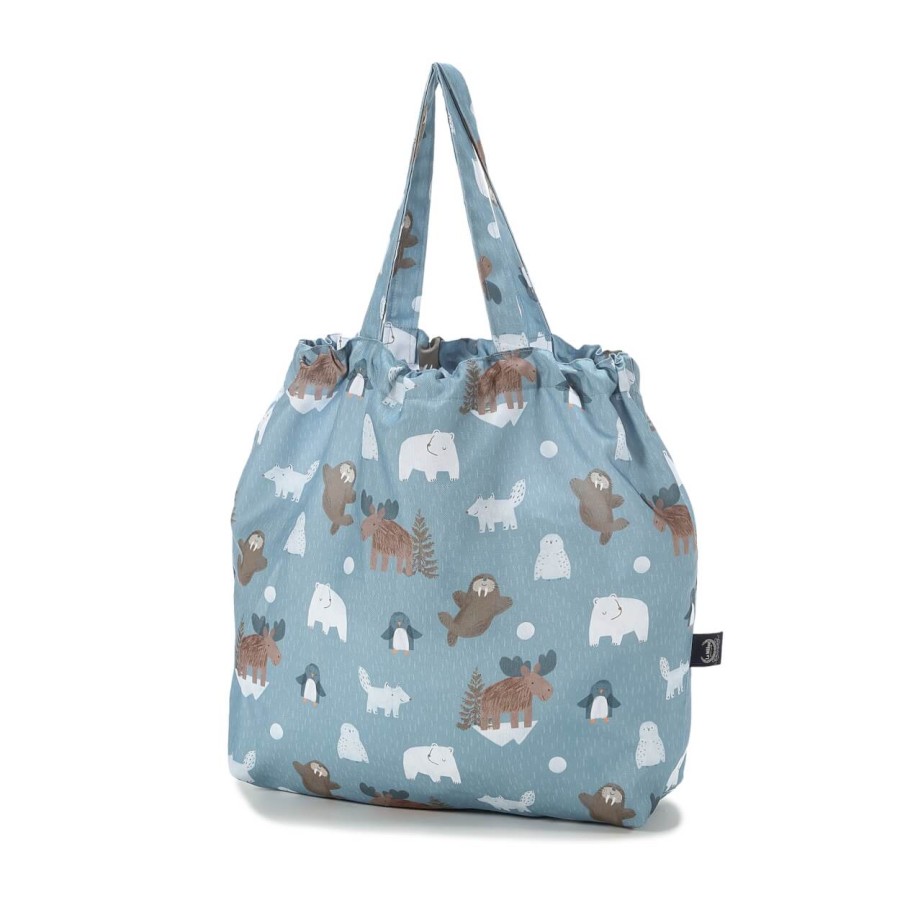 Shopper Bag z kieszonką - ARCTIC FRIENDS / La Millou