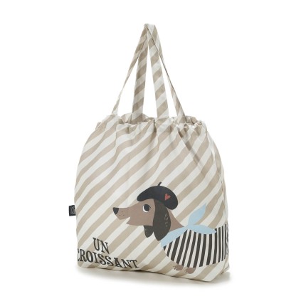 Shopper Bag z kieszonką - PIERRE THE DOG / La Millou