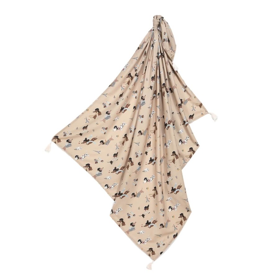 Bambusowy otulacz mgiełka - PIERRE THE DOG / La Millou