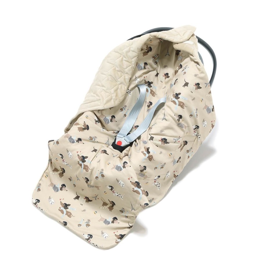 Kocyk do fotelika samochodowego MULTI - PIERRE THE DOG / La Millou