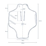 Kocyk do fotelika samochodowego MULTI - PIERRE THE DOG / La Millou