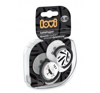 Smoczki Salt&Pepper 2szt RÓŻNE ROZMIARY / LOVI