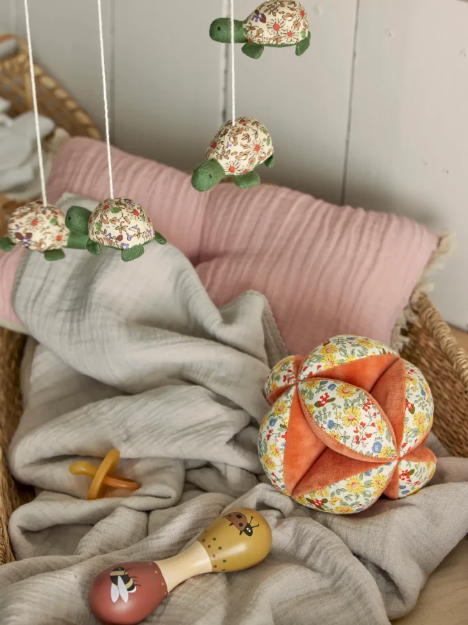 Grzechotka Venke, pomarańczowa / Bloomingville Mini