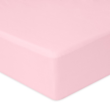 Prześcieradło nieprzemakalne i oddychające BAMBOO, różowe / Babymatex