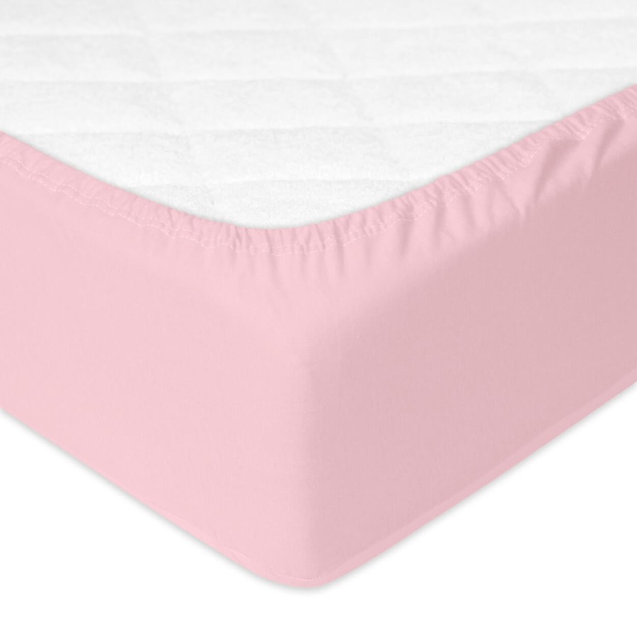 Prześcieradło nieprzemakalne i oddychające BAMBOO 60x120, różowe / Babymatex