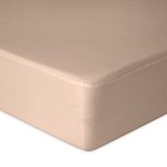 Prześcieradło nieprzemakalne i oddychające BAMBOO 60x120, taupe / Babymatex