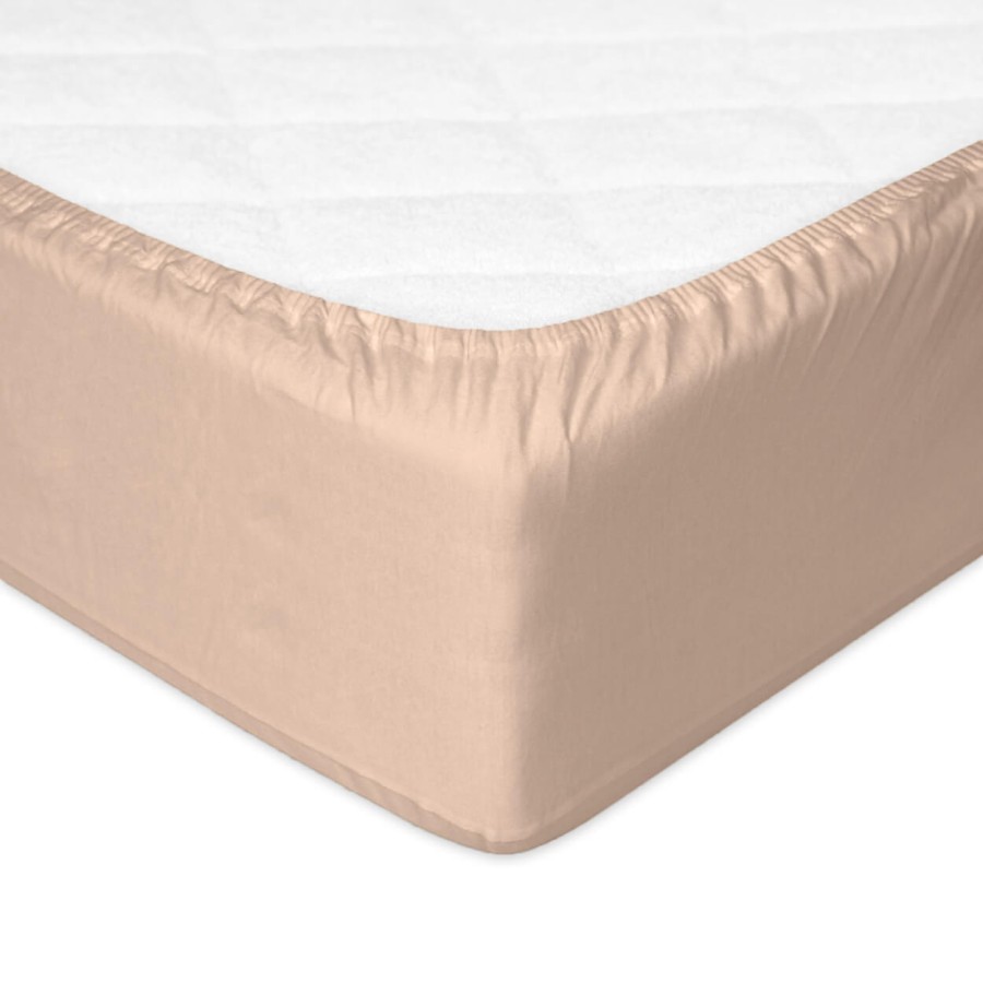 Prześcieradło nieprzemakalne i oddychające BAMBOO 60x120, taupe / Babymatex