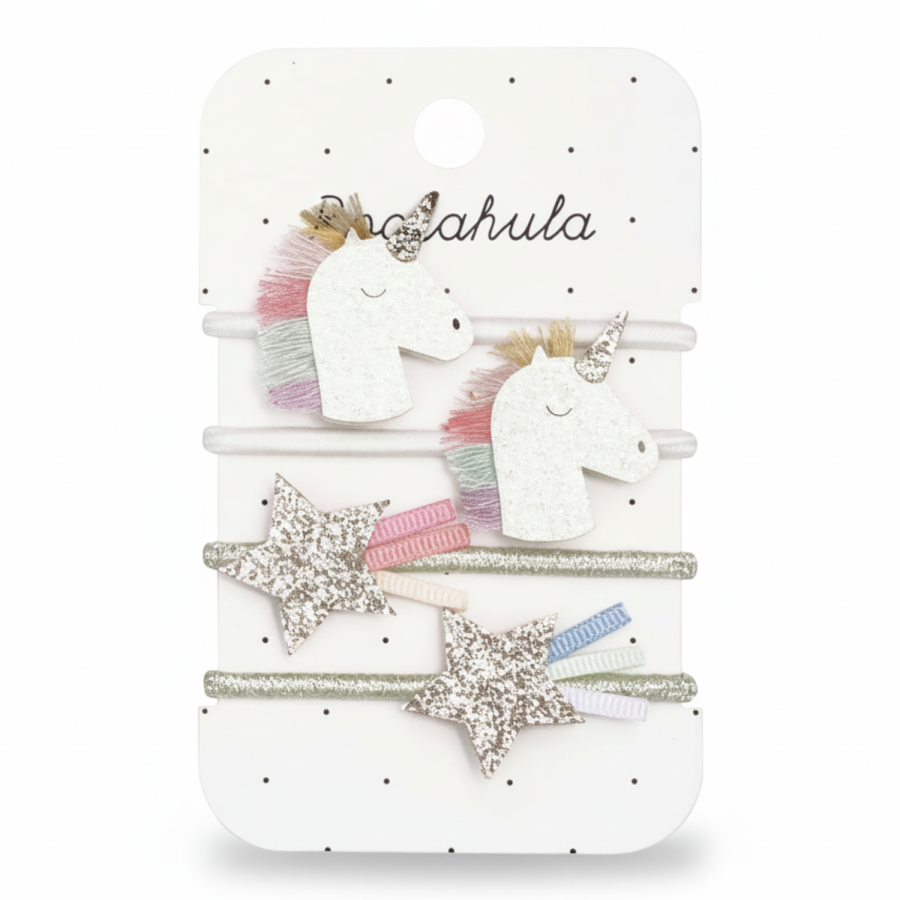 Gumki do włosów Rainbow Unicorn / Rockahula Kids