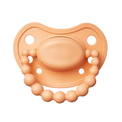 Smoczek pozycjonujący - Summer Apricot / LUU Kids
