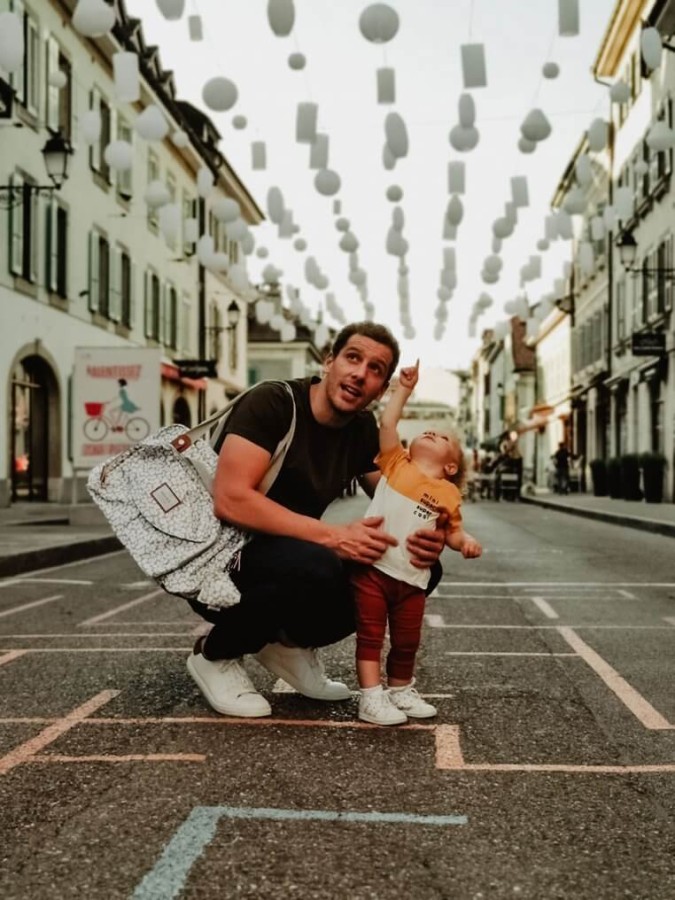 Torba dla mamy Geneva II Cherry Blossom / Beaba