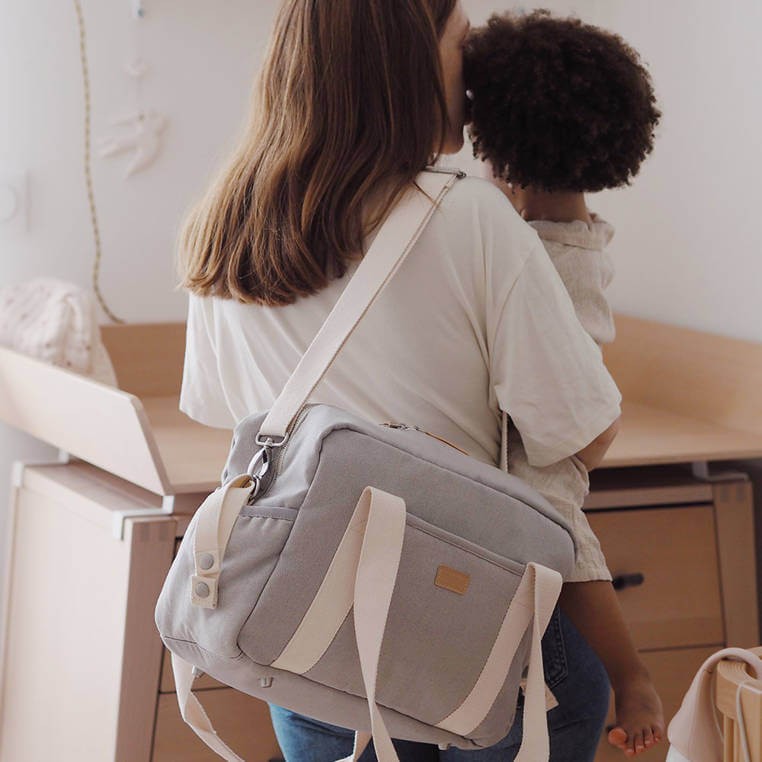 Torba dla mamy Paris Pearl grey / Beaba