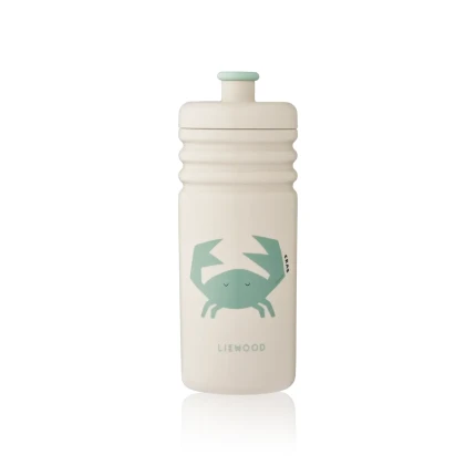 Sportowa butelka na wodę Lionel 500ml - oh crab, sandy / Liewood