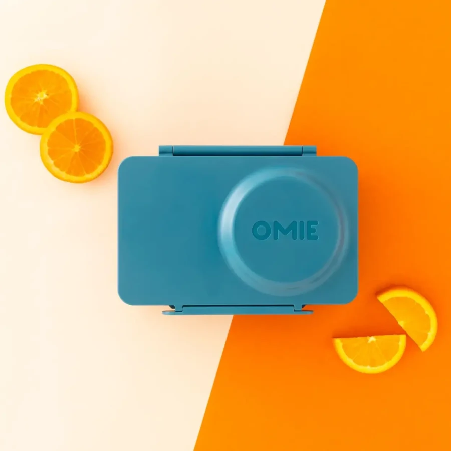 OMIEBOX UP lunch box z termosem, Teal green / OMIE