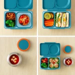 OMIEBOX UP lunch box z termosem, Teal green / OMIE