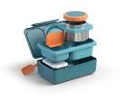 OMIEBOX UP lunch box z termosem, Teal green / OMIE