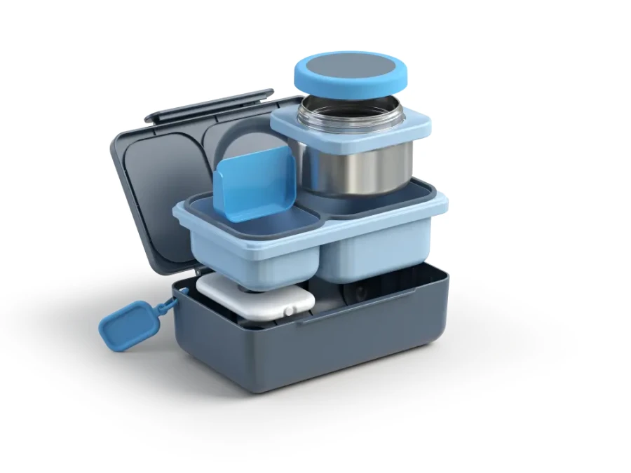 OMIEBOX UP lunch box z termosem, Graphite / OMIE