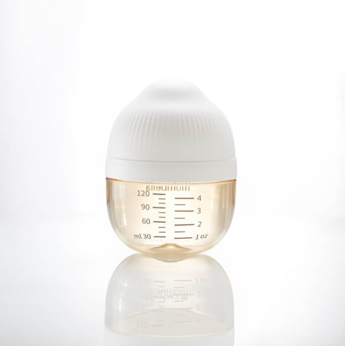 Butelka antykolkowa Breast Shape dla noworodka - Ivory / Mombella