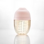 Butelka antykolkowa Breast Shape dla noworodka - Old Roze / Mombella