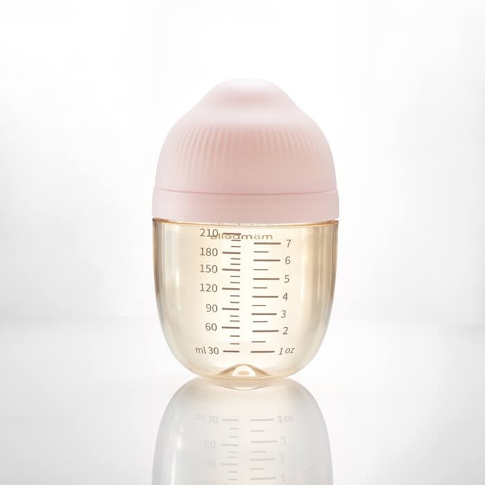 Butelka antykolkowa Breast Shape dla noworodka - Old Roze / Mombella