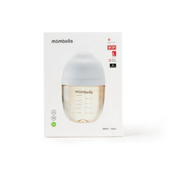 Butelka antykolkowa Breast Shape dla noworodka - Ivory / Mombella